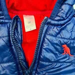 Carter's Blue and Red Puffer Jacket